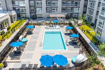 Heated saltwater swimming pool